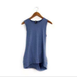 R8 Activewear Muscle Tank Top Blue Small